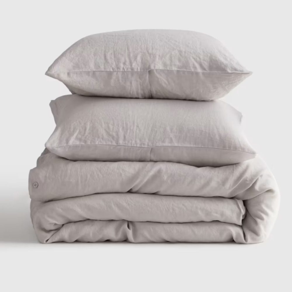 Quince European Linen Duvet Cover Set
